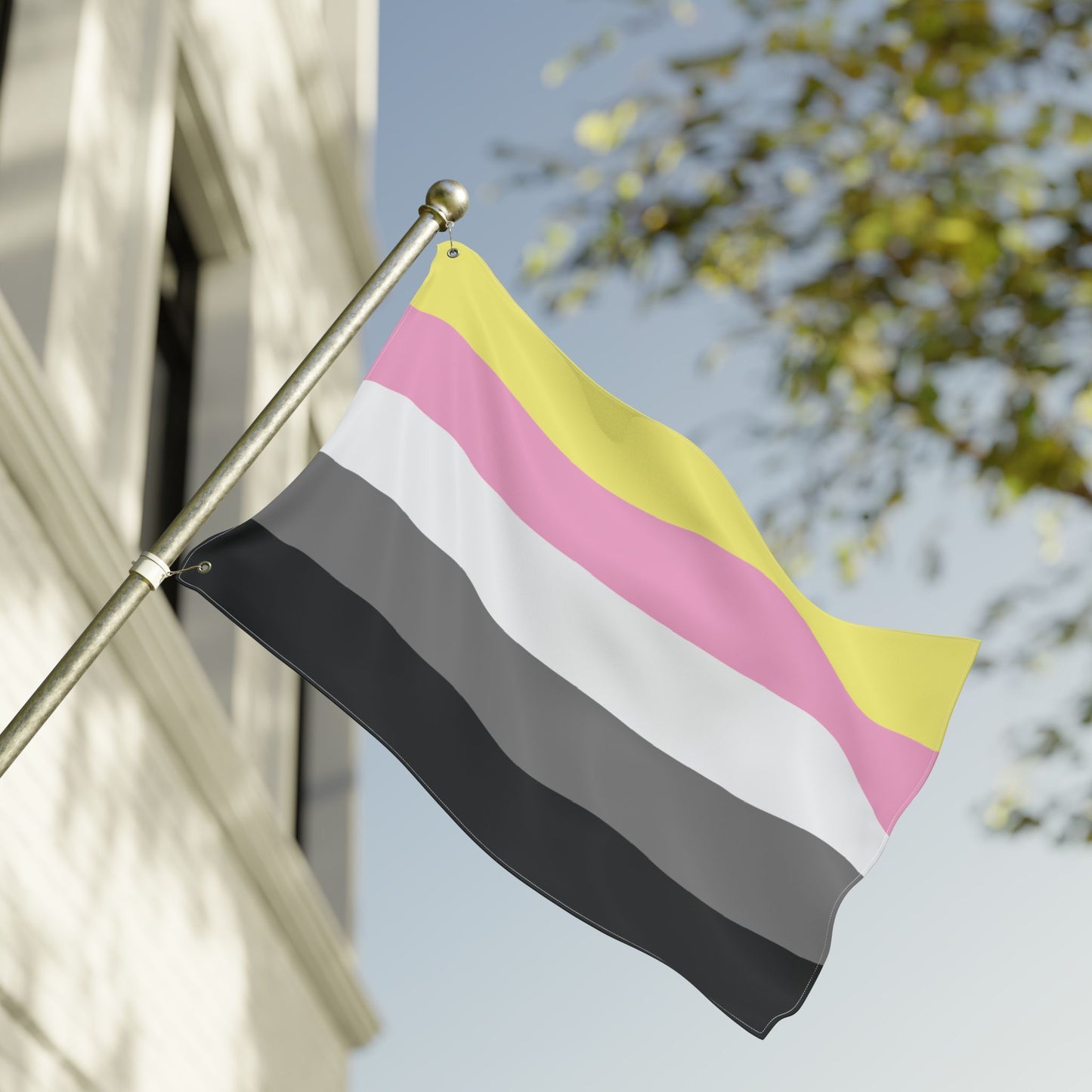 24'' × 36'' Queerplatonic Double-Sided Pride Flag with Grommets