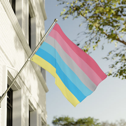 36'' × 60'' Genderflux Double-Sided Pride Flag with Grommets