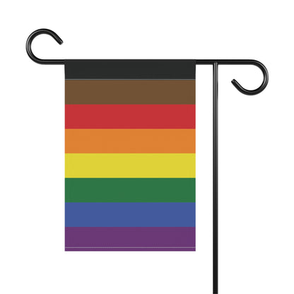 PoC Rainbow Pride Garden Flag Banner