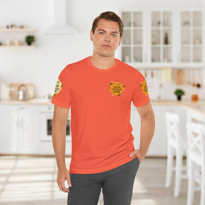 Custom Orange, Yellow & Peach Tees for BELLA+CANVAS® 3001