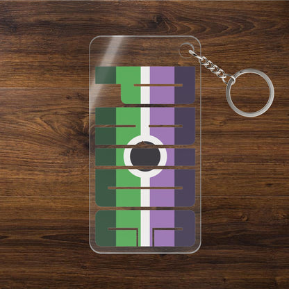 1.18'' x 2.36'' Transparent Voidpunk Pride Keychains
