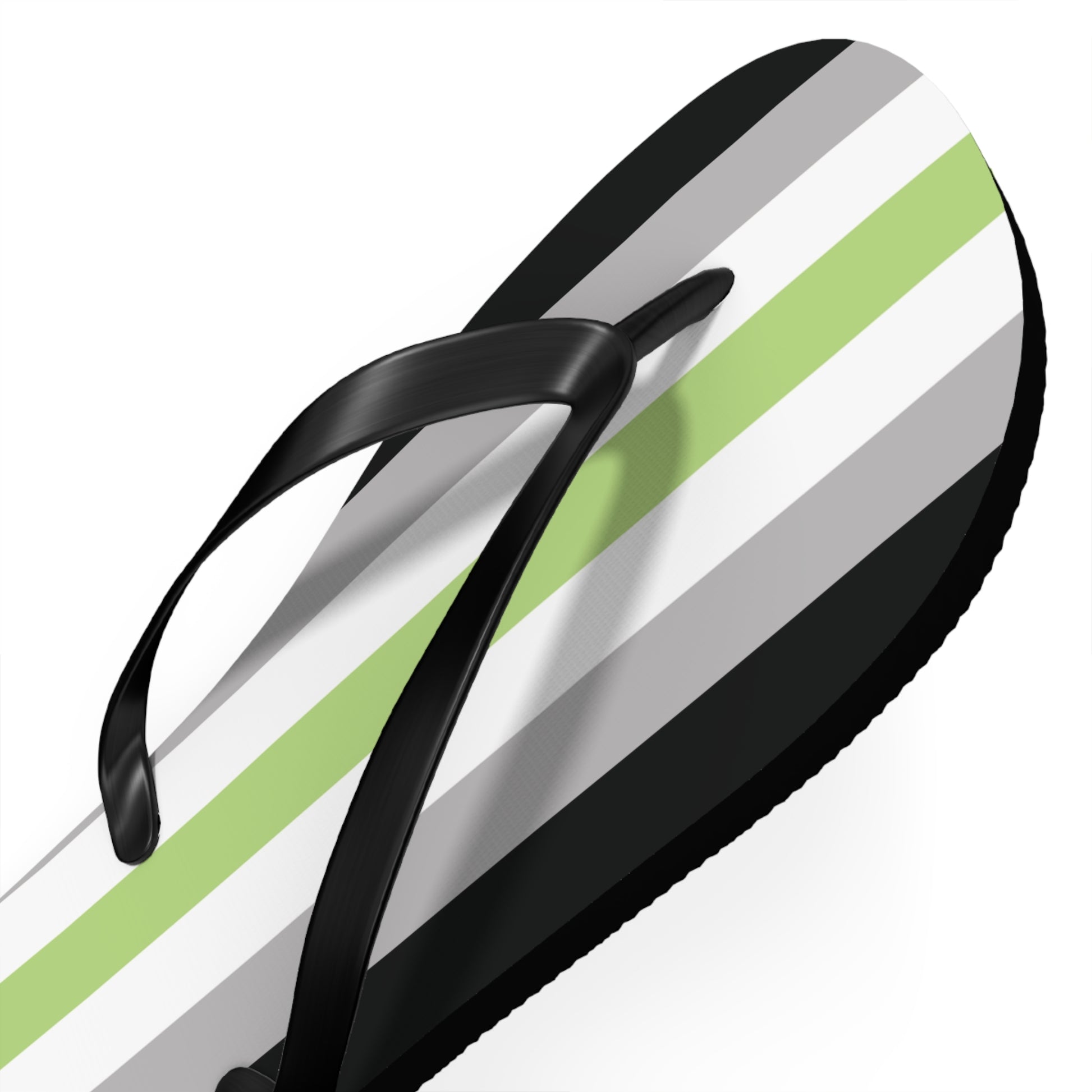 Agender Pride Flip Flops
