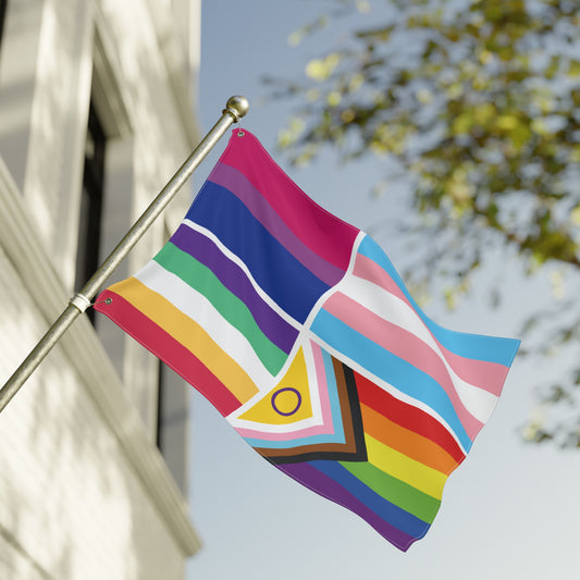 24'' × 36'' 4 Pride Flag Collage with Grommets