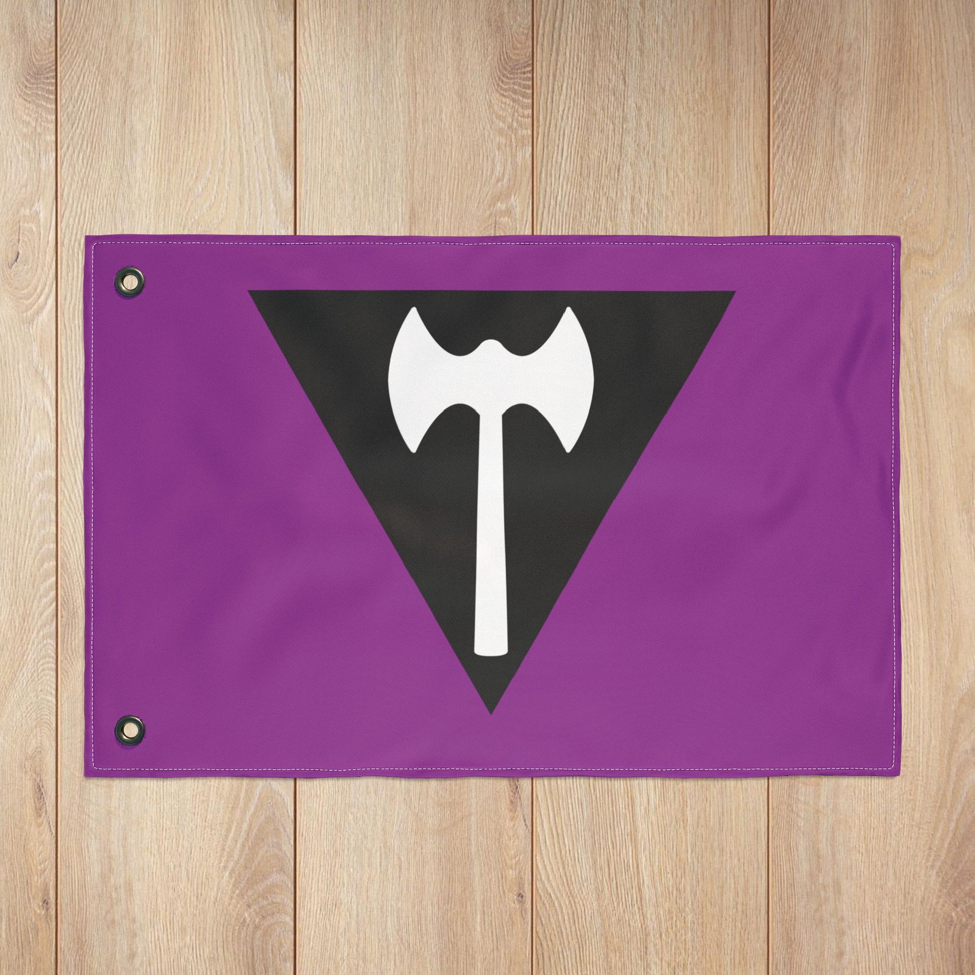 Labrys Lesbian Pride Double-Sided Flag with Grommets