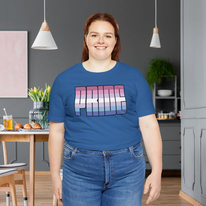 Columbia Blue Bigender Purple Pride Tee