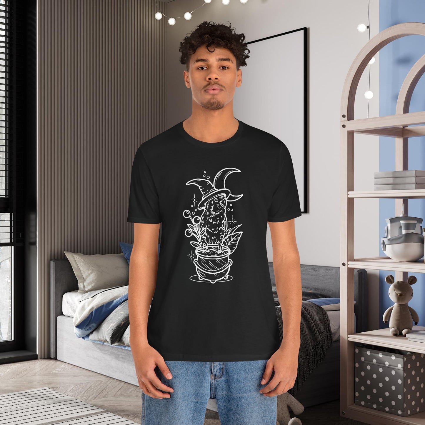 Witches' Brew Lovebird, Line Art Tee