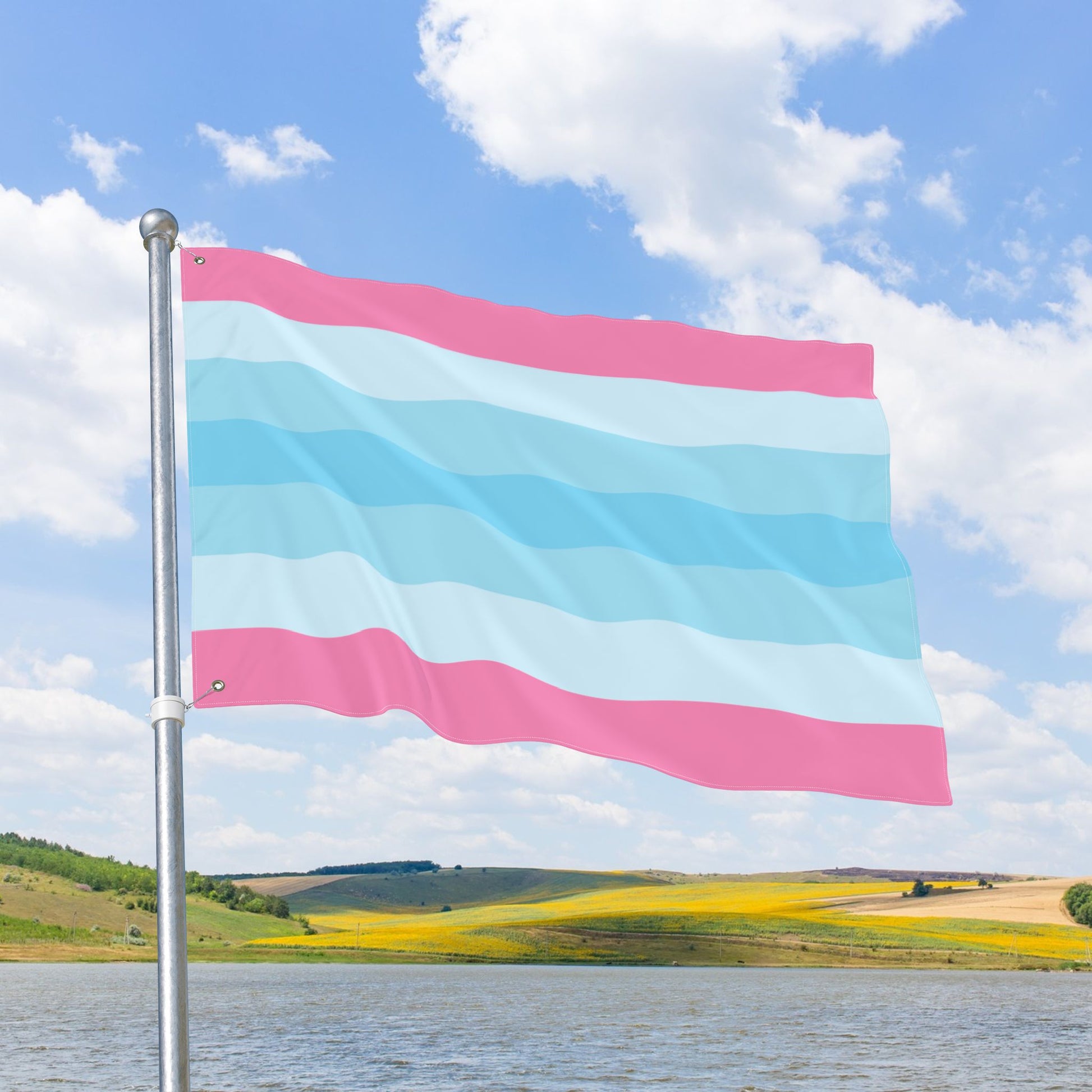 Transmasculine Pride Flag with Grommets