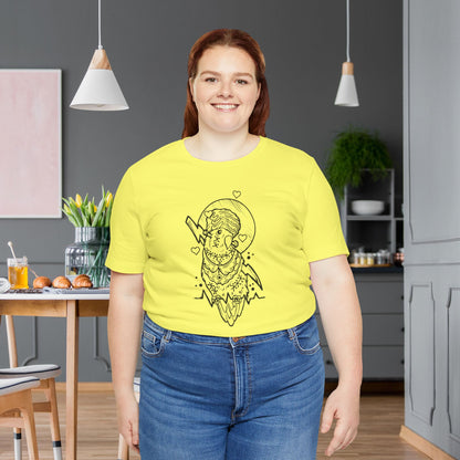 Bride of Frankenstein Lovebird, Line Art Tee