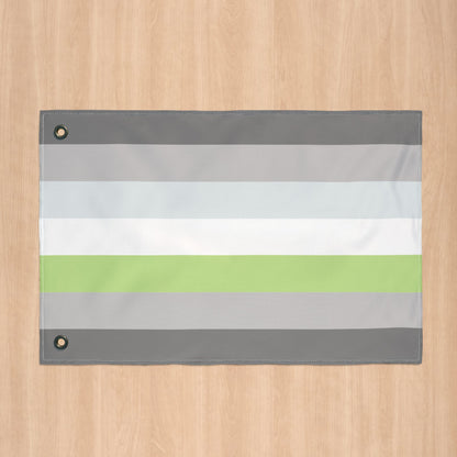 Demiagender Double-Sided Pride Flag with Grommets