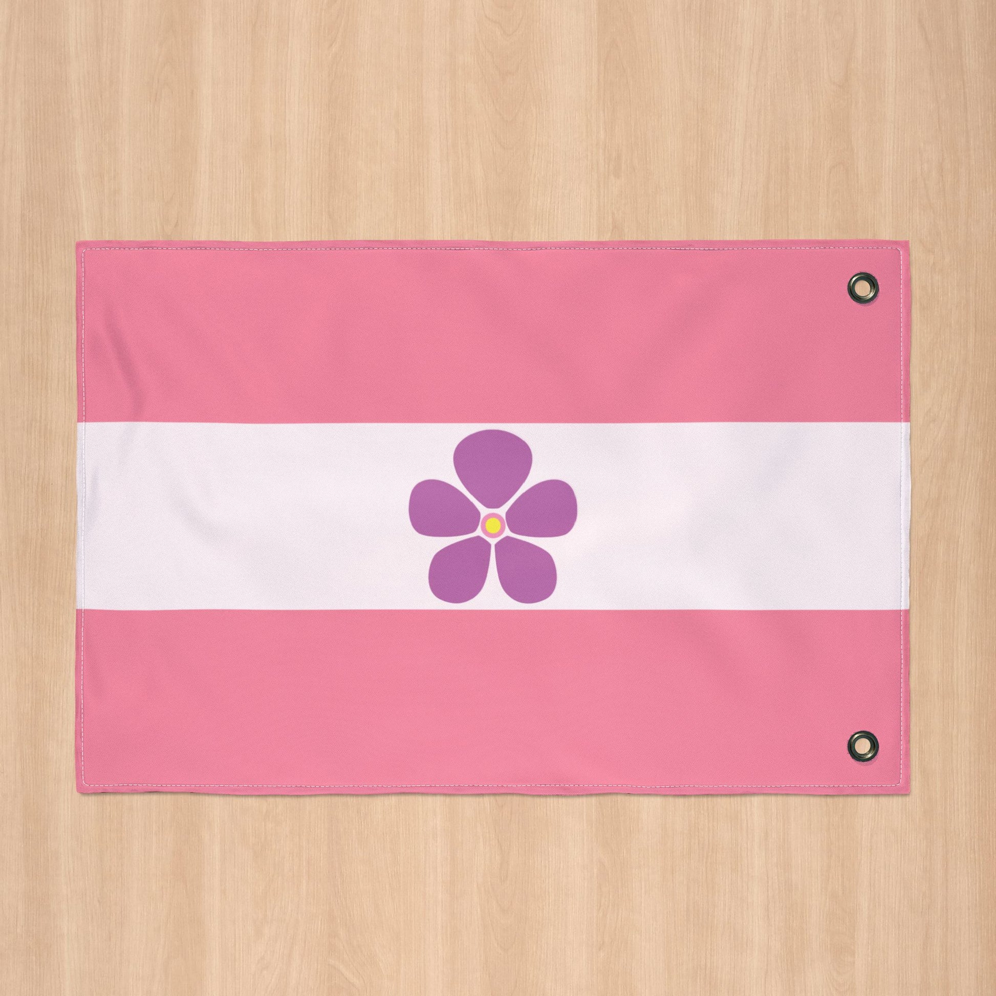 Sapphic Double-Sided Pride Flag with Grommets