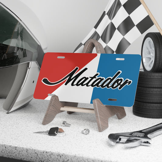 AMC Matador Logo Vanity Plates