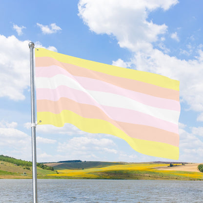 Pangender Pride Flag with Grommets