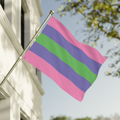 30'' × 40'' Trigender Double-Sided Pride Flag with Grommets