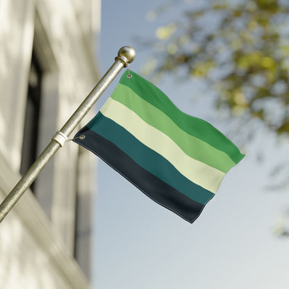 12'' × 18'' Aromantic Spectrum Pride Flag with Grommets