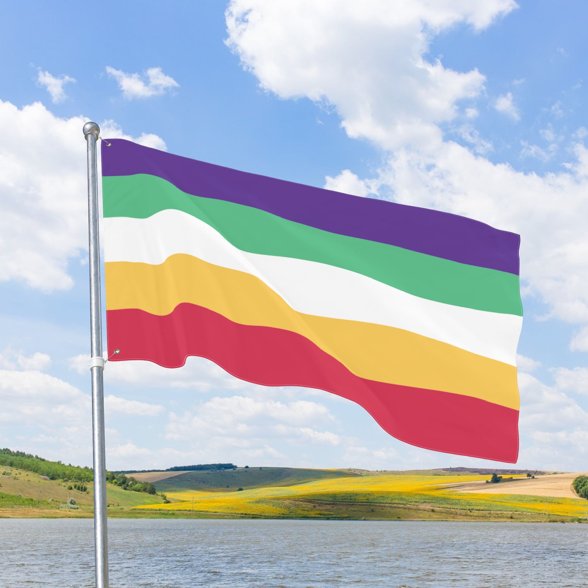 Neurodivergent Pride Flag with Grommets
