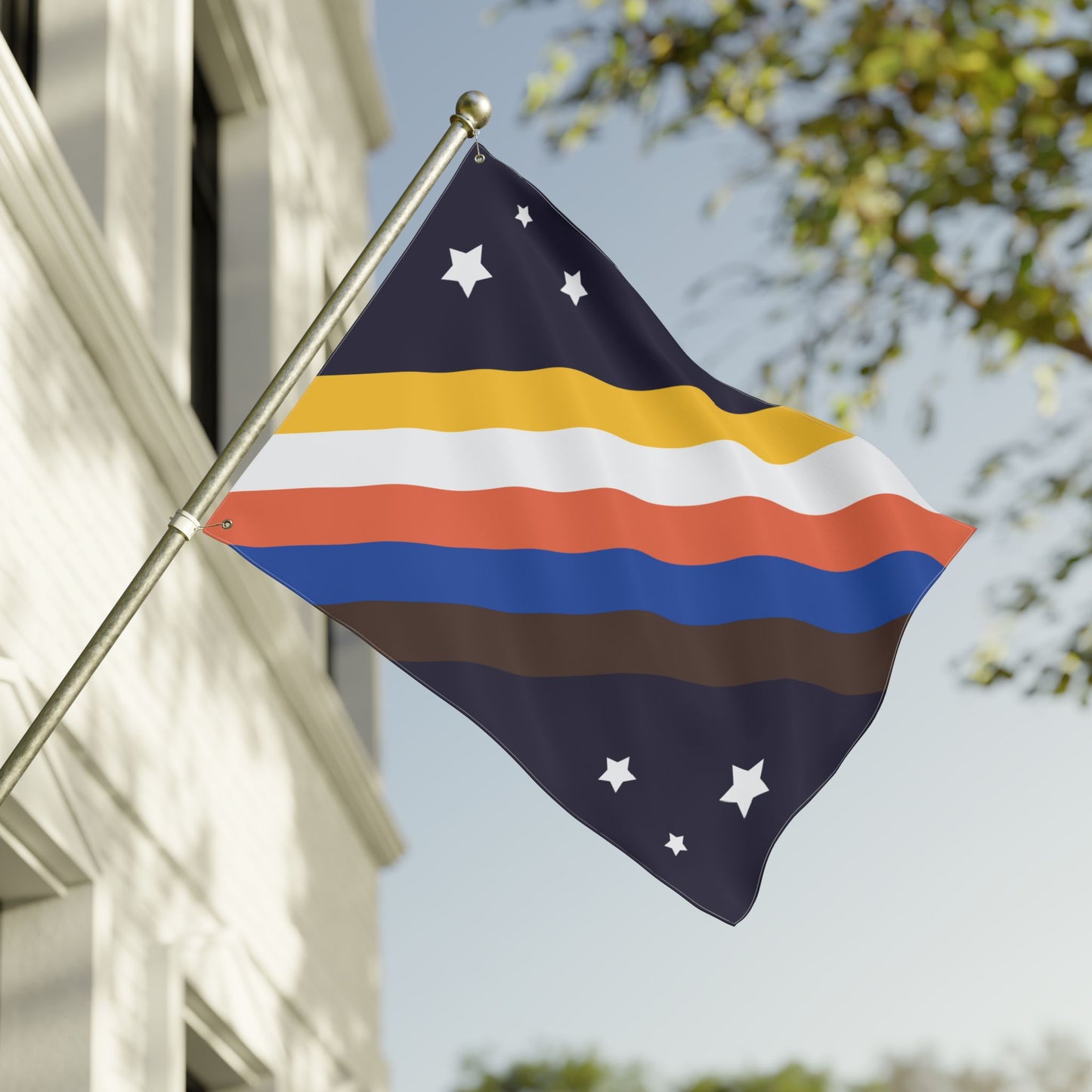 Fat Pride Flag with Grommets