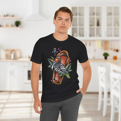 Mummy Lovebird Hand-Drawn & Hand-Colored Tee