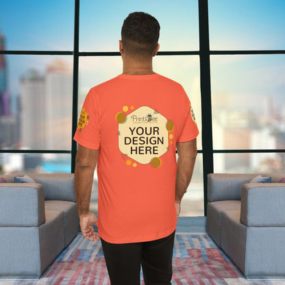 Custom Orange, Yellow & Peach Tees for BELLA+CANVAS® 3001