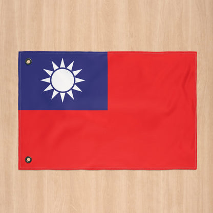 Taiwan ROC Flag with Grommets