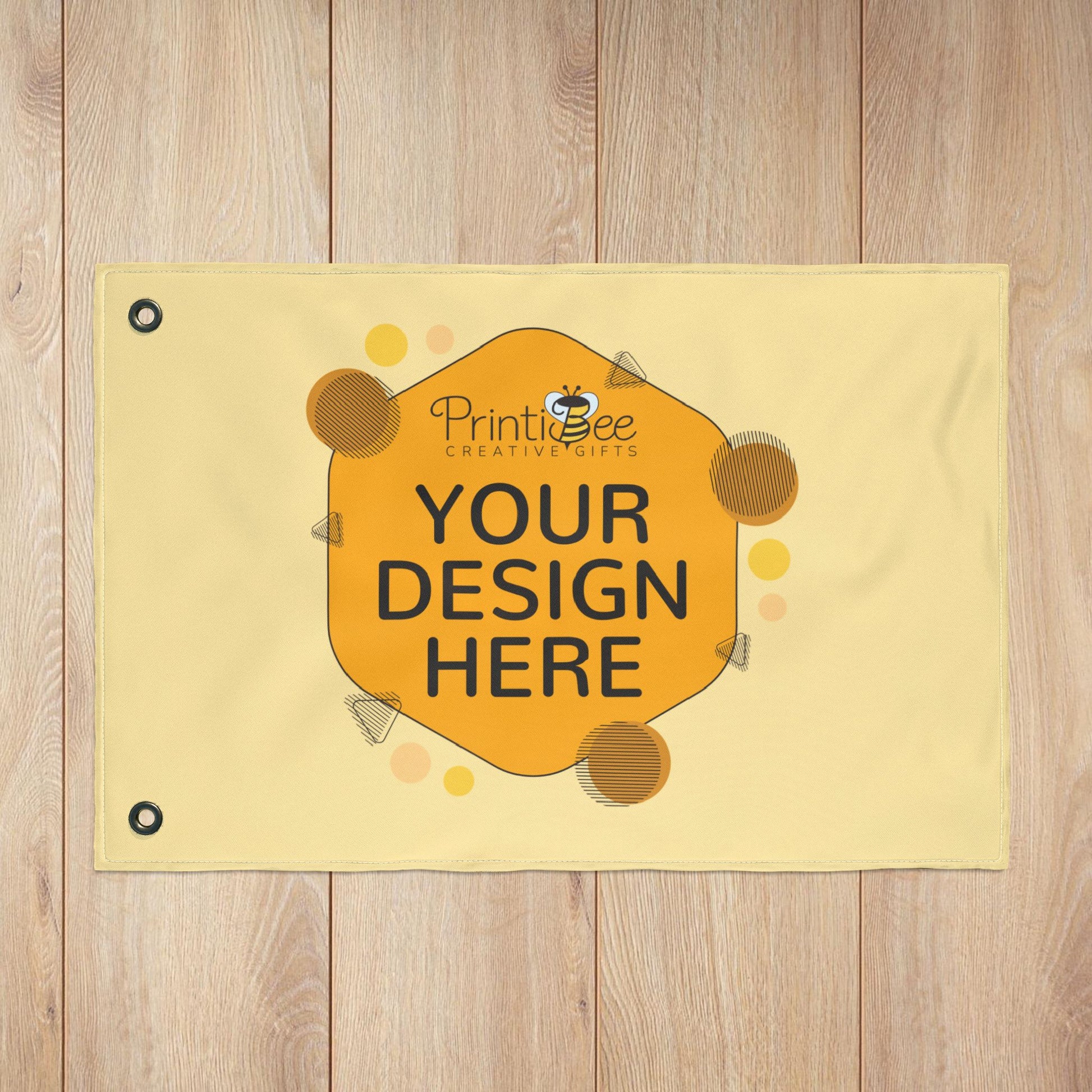 Custom Double-Sided Flag with Grommets