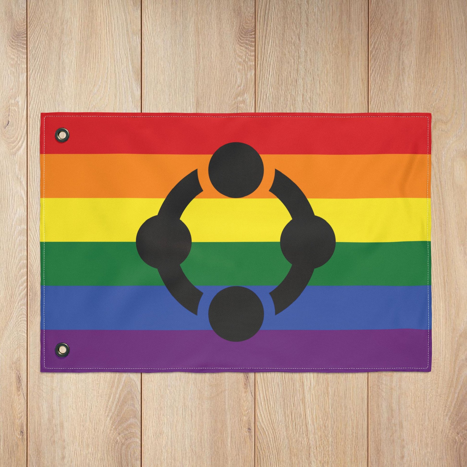 Fetish Rainbow Pride Flag with Grommets