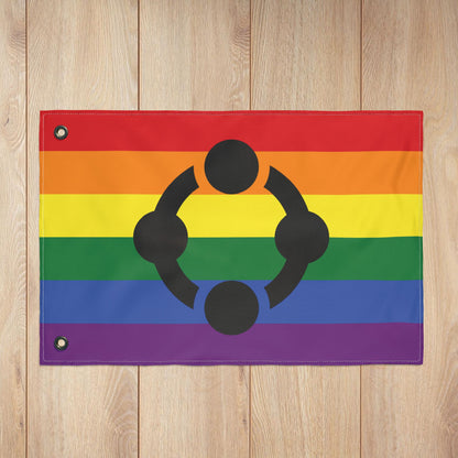 Fetish Rainbow Pride Flag with Grommets