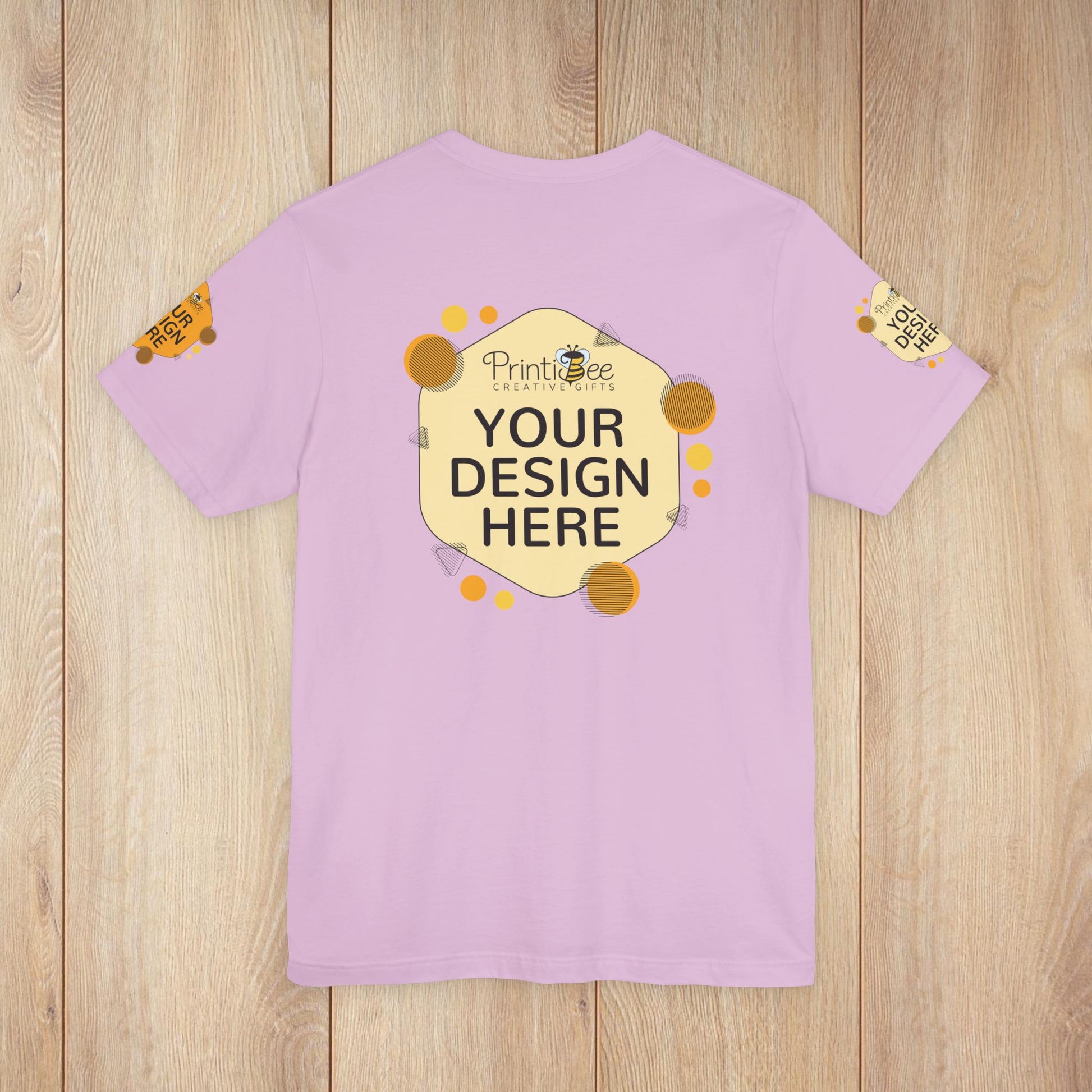 Custom Pink & Purple Tees for BELLA+CANVAS® 3001