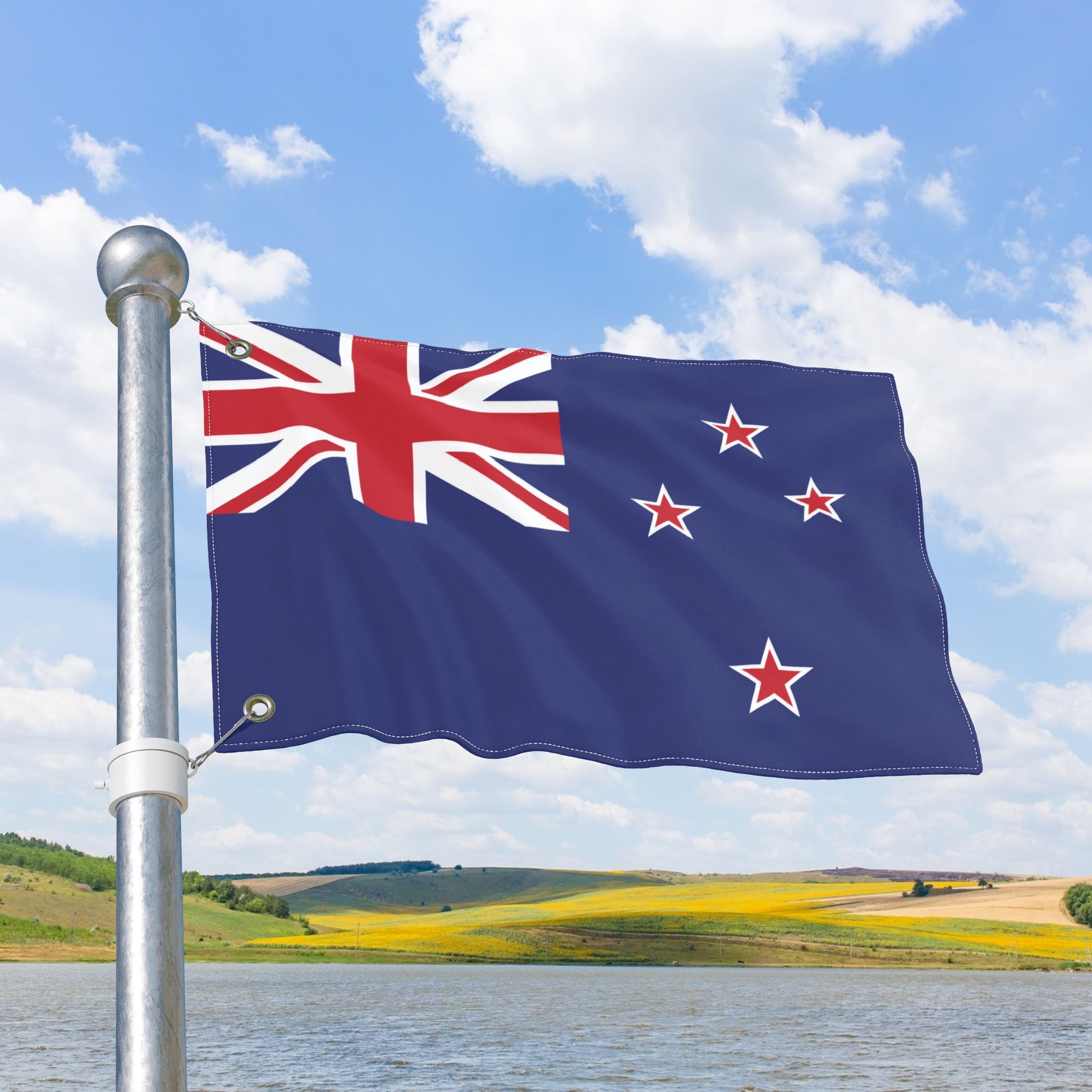 New Zealand Flag with Grommets