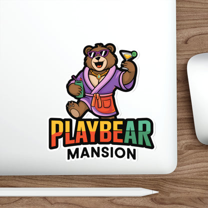 Playful Bear Die-Cut Stickers