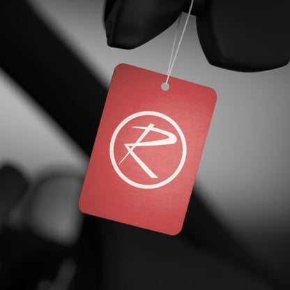Rambler White Logo Red Air Freshener