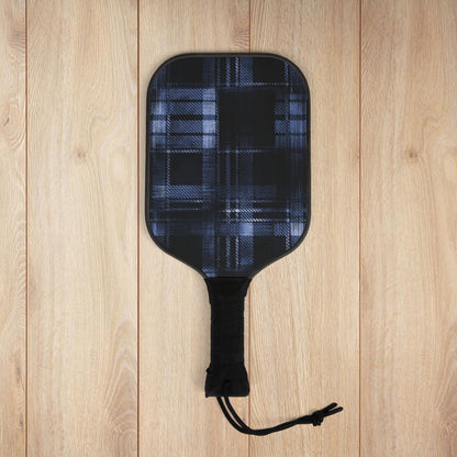 Blue & Black Plaid Pickleball Paddles