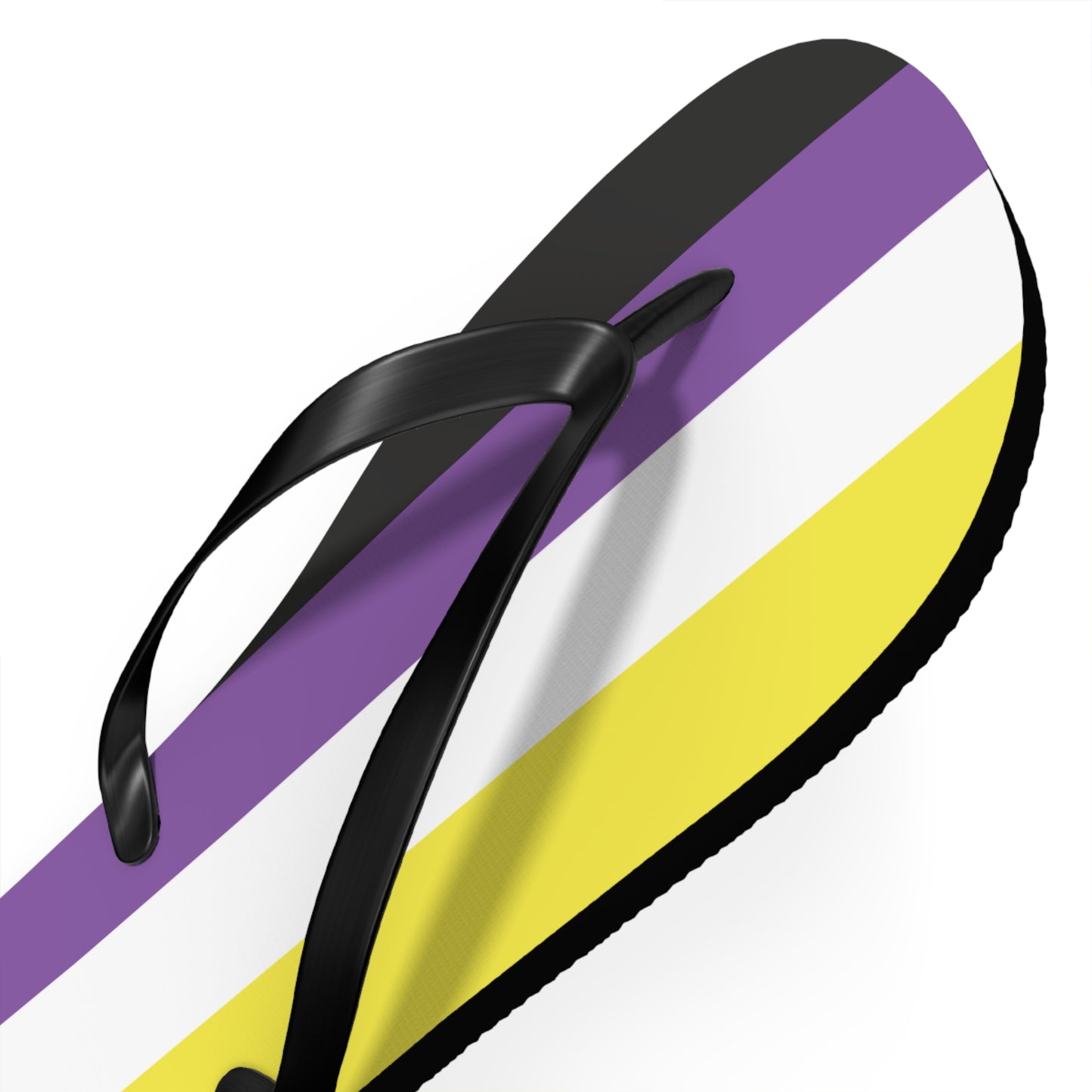 Non-Binary Pride Flip Flops