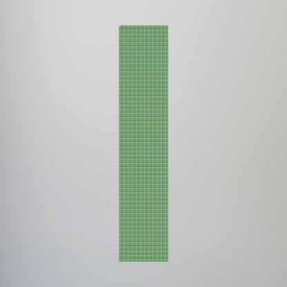 MCM Christmas Green & Pink Plaid Gift Wrapping Paper Roll