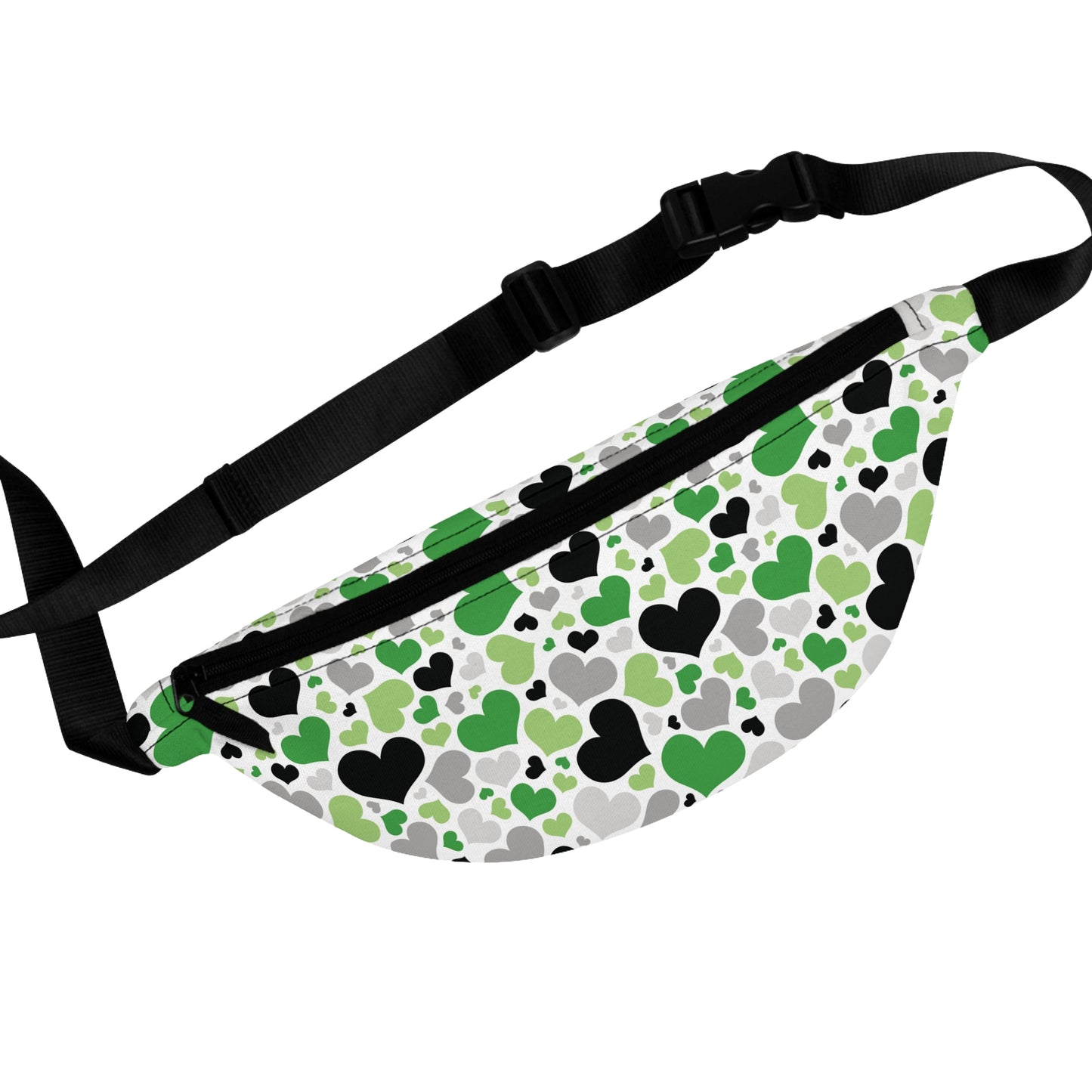 Aromantic Pride Hearts Fanny Pack