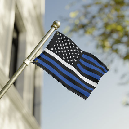 12'' × 18'' USA Thin White Line American Flag with Grommets