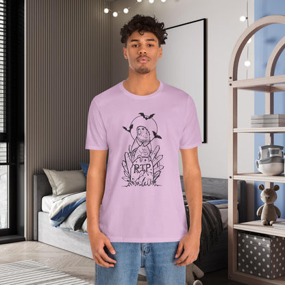 Vampire Lovebird, Line Art Tee