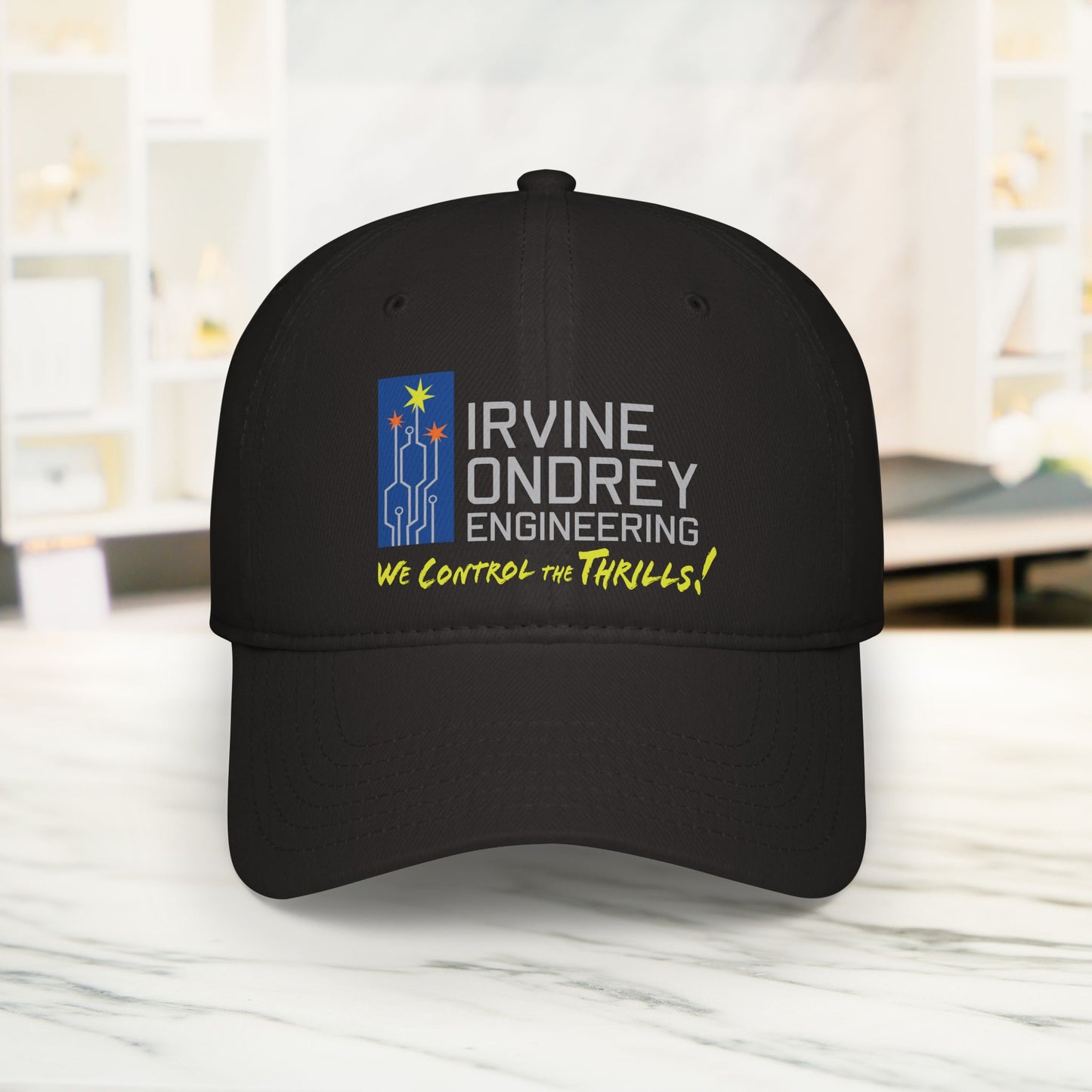 IOE Logo Printed Low-Profile Cap • Irvine Ondrey Engineering