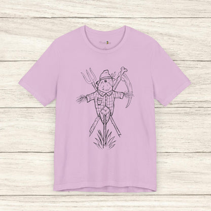 Scarecrow Lovebird, Line Art Tee