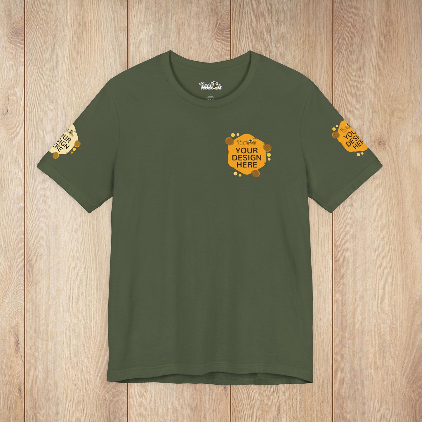 Custom Green Hues Tees for BELLA+CANVAS® 3001