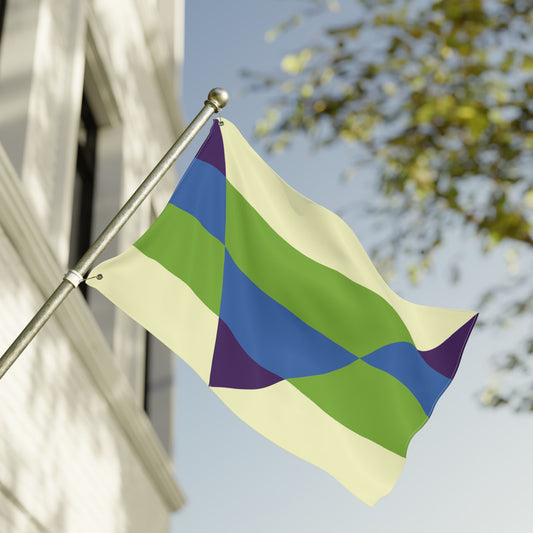 24'' × 36'' Aegoplatonic Cream Pride Flag with Grommets