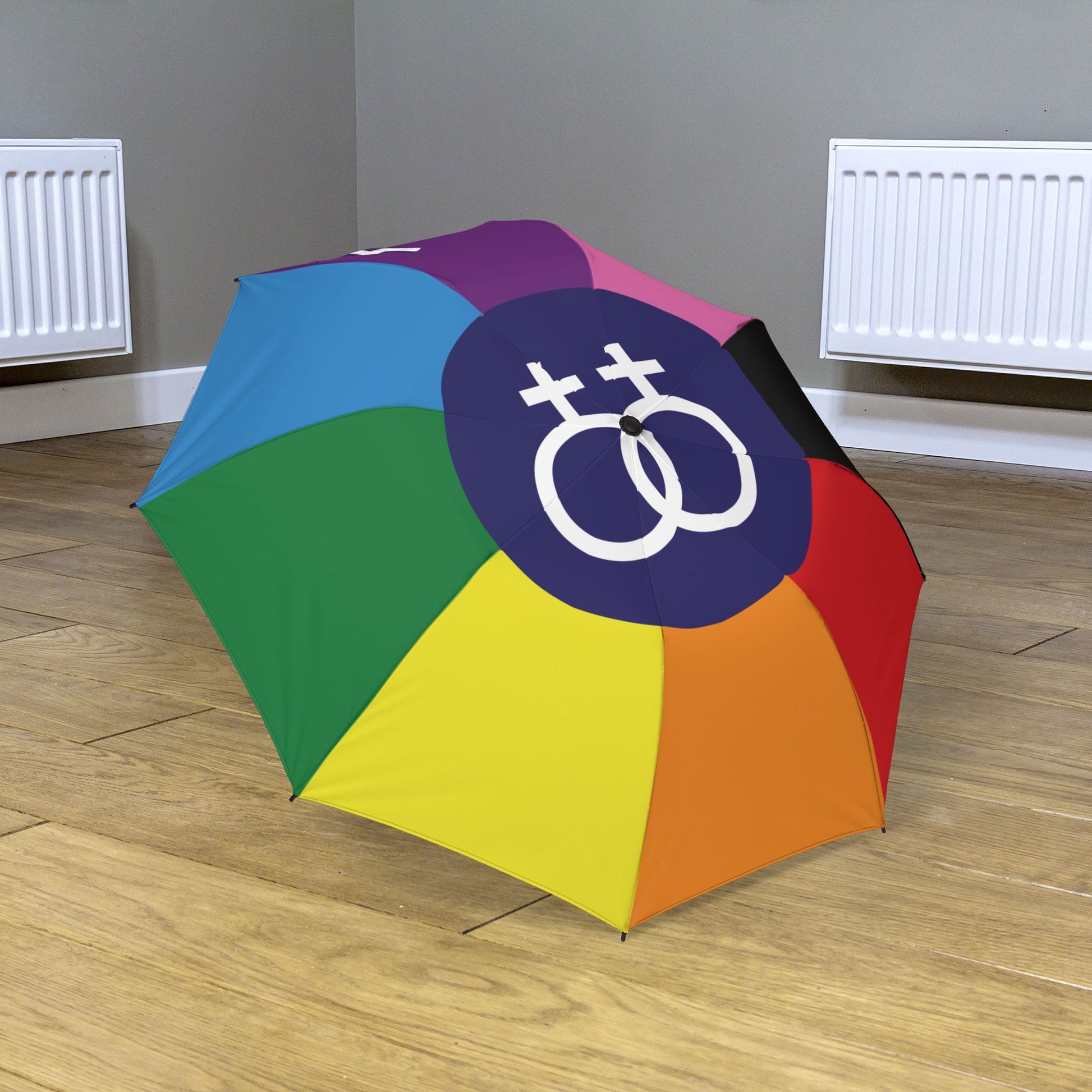 Lesbian Double Venus Rainbow Pride Umbrella