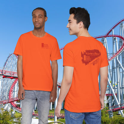 Orange OG Woodie Tee (BACK graphic) • Irvine Ondrey Engineering