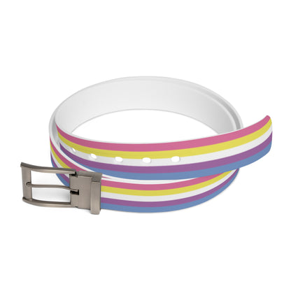 Bigender Pride 5-Stripe Flag Belt