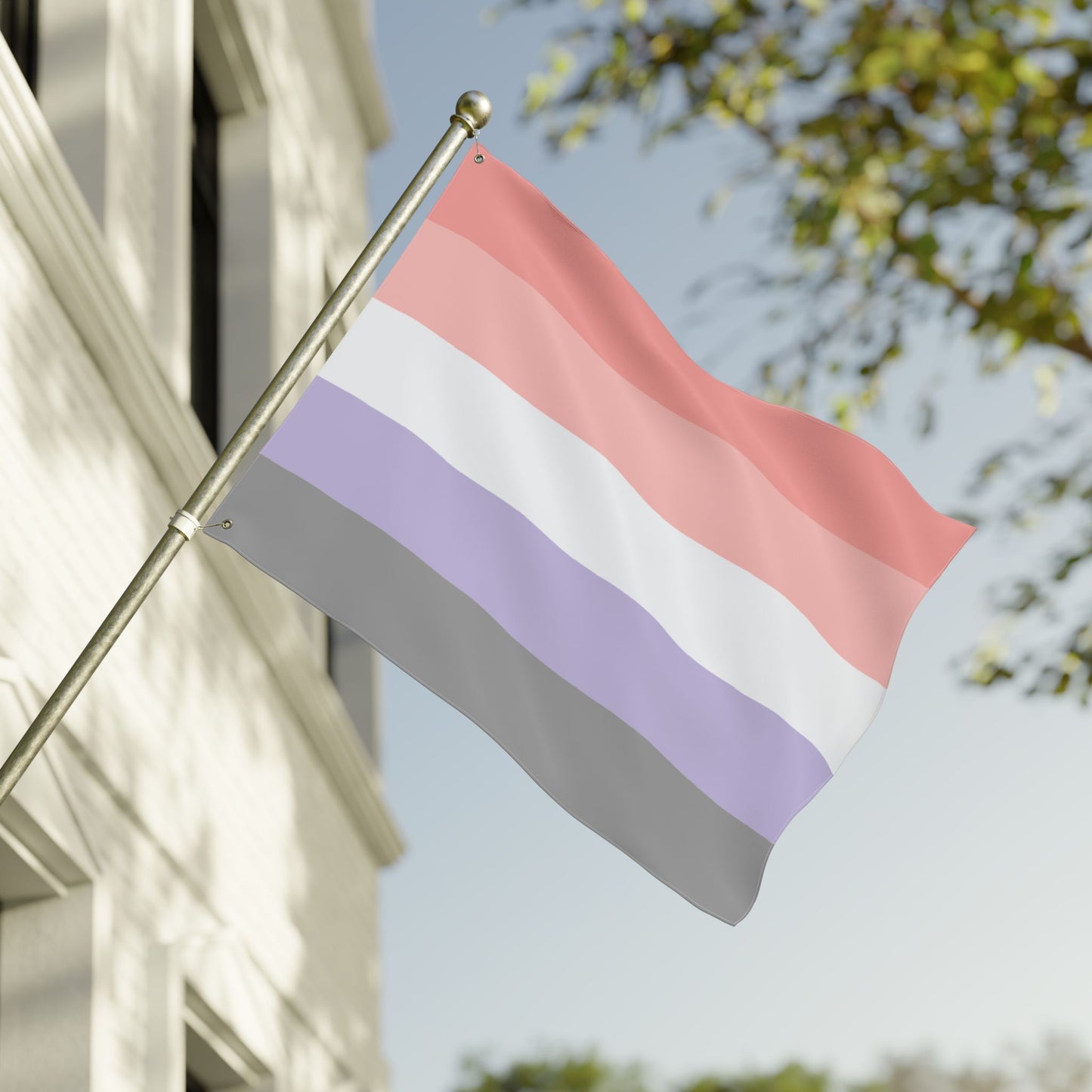 30'' × 40'' Cupioromantic Pride Flag with Grommets