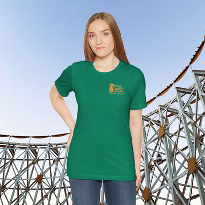 I Just Wanna Hang Out with My Birds & Ride Roller Coasters Tee (BACK graphic) • Irvine Ondrey Engineering