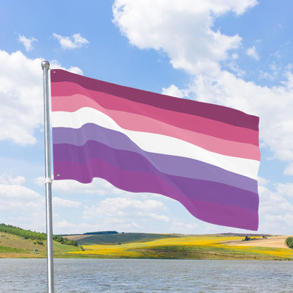 Almondsexual Double-Sided Pride Flag with Grommets