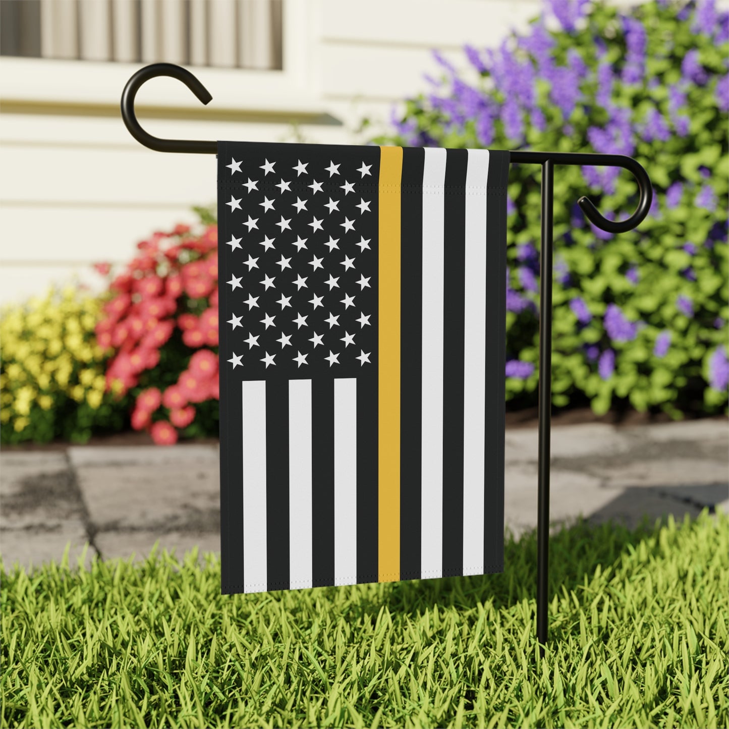 12'' × 18'' USA Thin Gold Line American Flag Garden Flag Banner