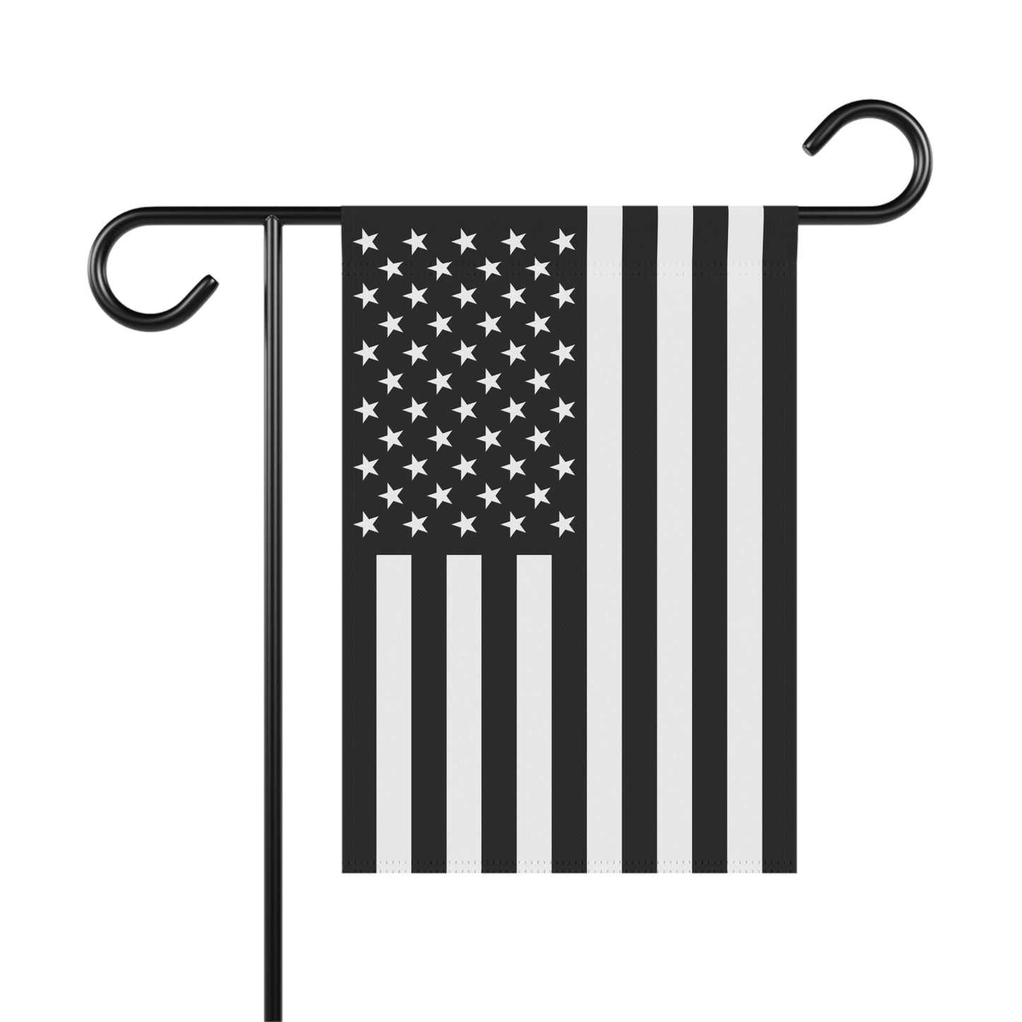 USA Black & White American Flag Garden Flag Banner