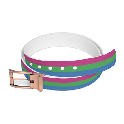 Polysexual Pride Flag Belt