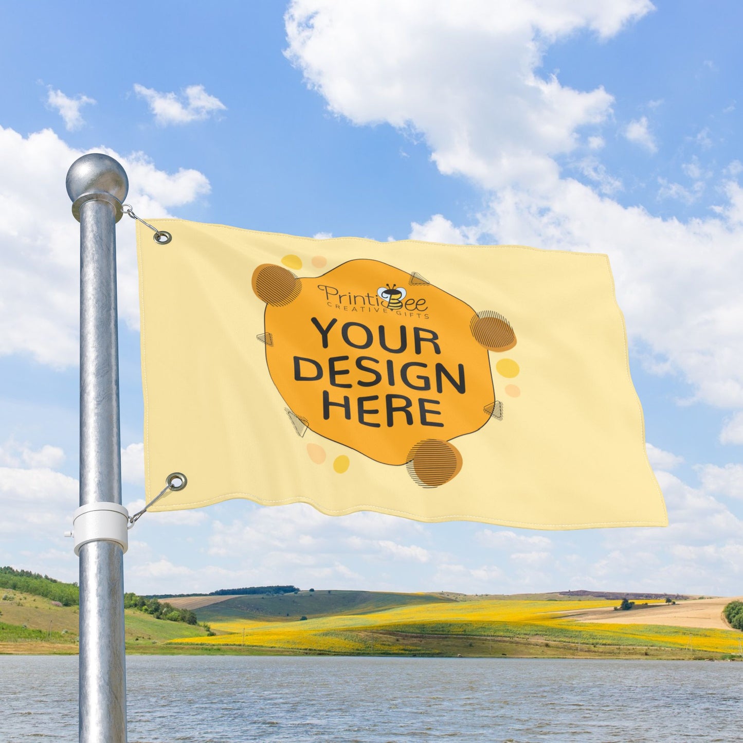 Custom Flag with Grommets